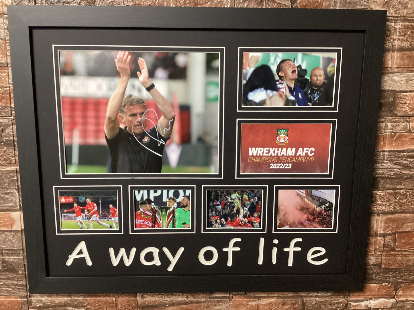 Phil Parkinson "Champions" A Way Of Life 20x16" Montage