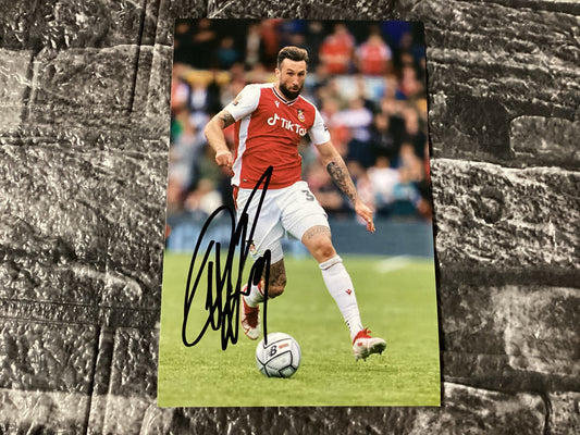 Ollie Palmer Signed 6x4 Photograph