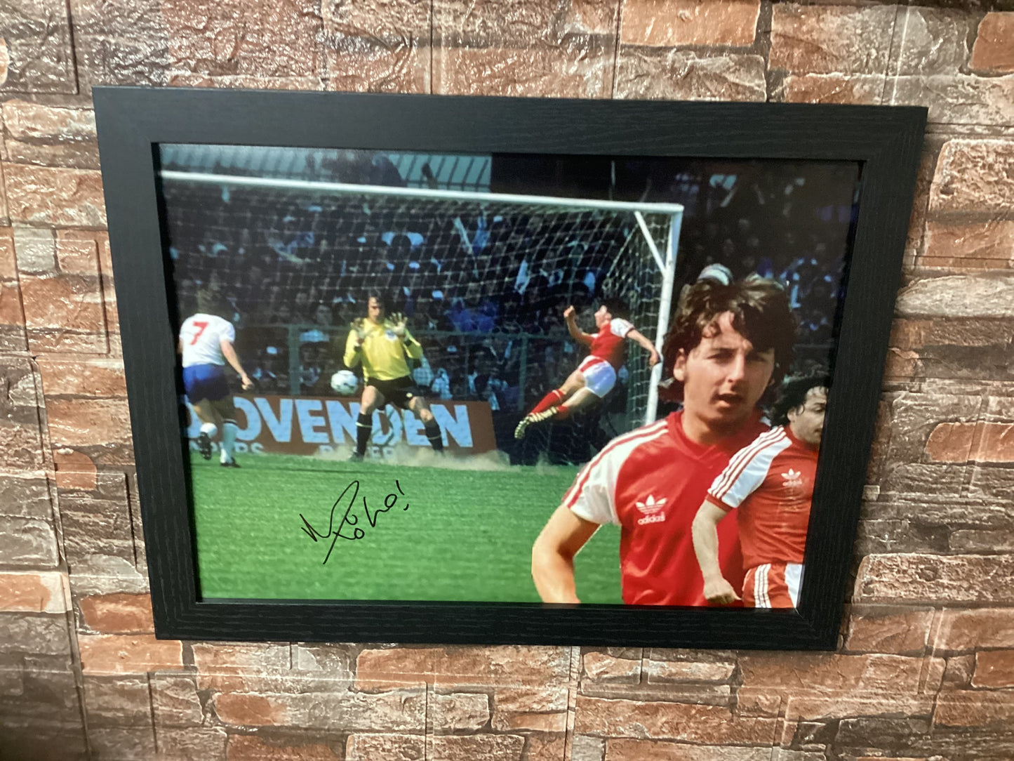 Mickey Thomas "International Duty" Hand Signed A3 Gloss Photograph