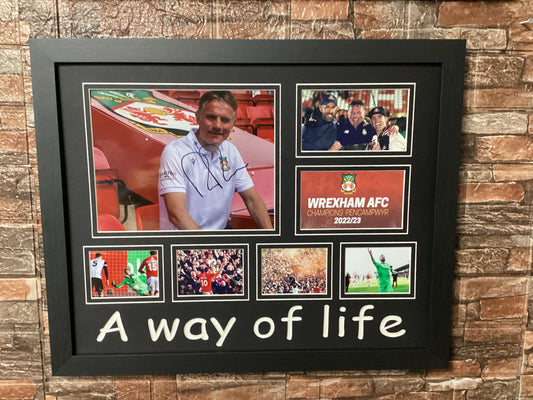 Phil Parkinson "Champions" A Way Of Life 20x16" Montage