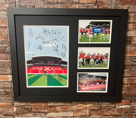 Promotion Squad Signed 20x16 Montage