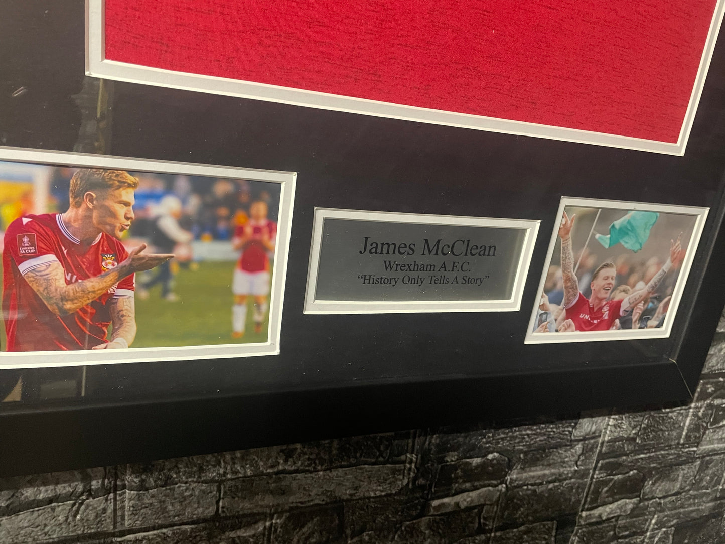 Framed Foundation Training Shirt Signed By James McClean