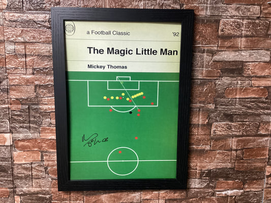 Mickey Thomas "The Magic Little Man" Hand Signed A3 Pop Art Poster