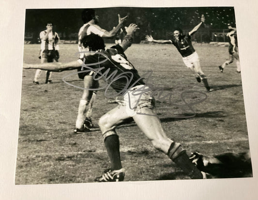 Barry Horne Porto Goal Hand Signed A3 Gloss Photo