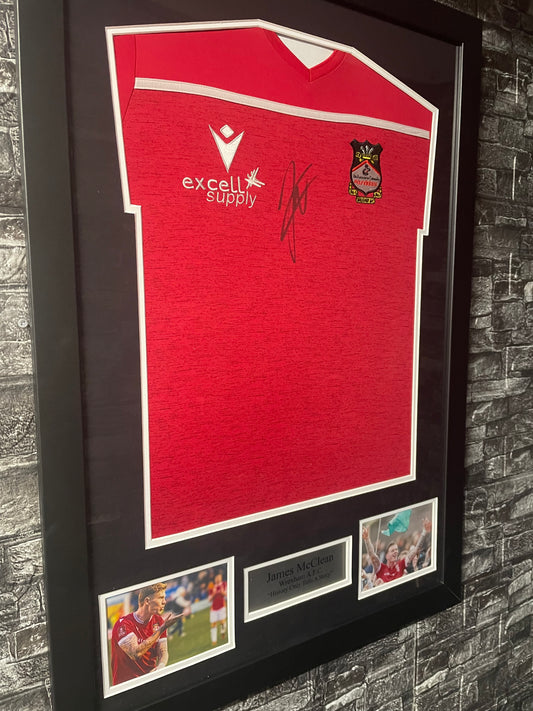 Framed Foundation Training Shirt Signed By James McClean