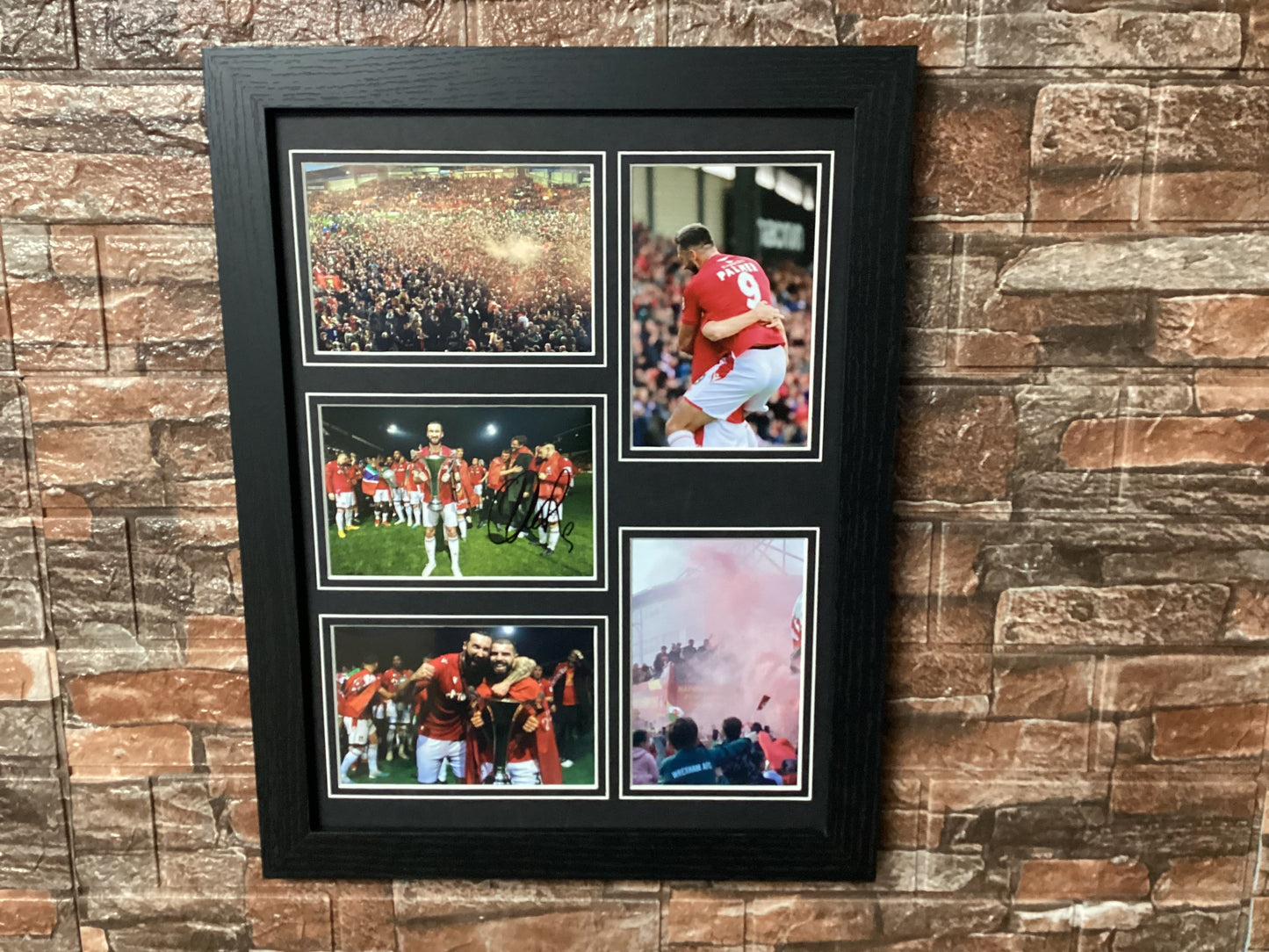 Champions A3 Montage Mount Signed By Ollie Palmer