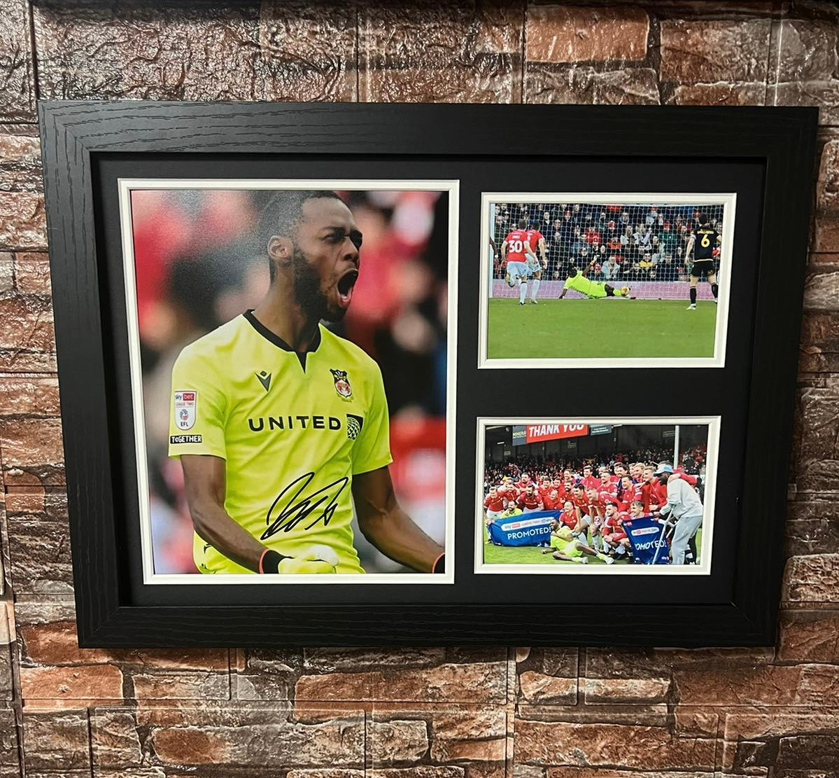 Promotion A3 Montage Signed By Arthur Okonkwo