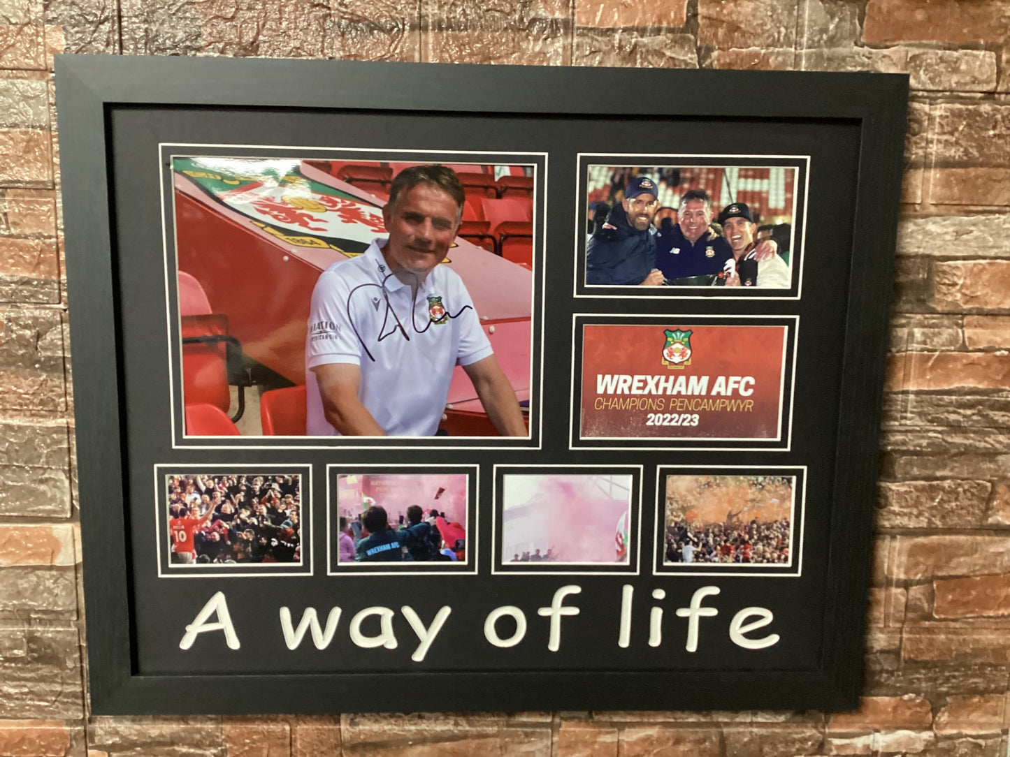 Phil Parkinson "Champions" A Way Of Life 20x16" Montage